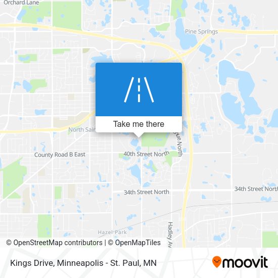 Kings Drive map