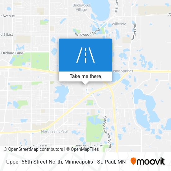 Mapa de Upper 56th Street North