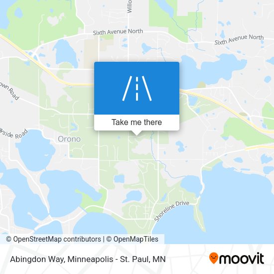 Abingdon Way map