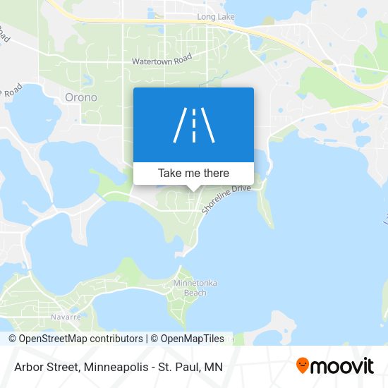 Mapa de Arbor Street