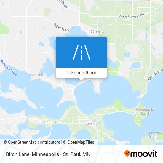 Mapa de Birch Lane