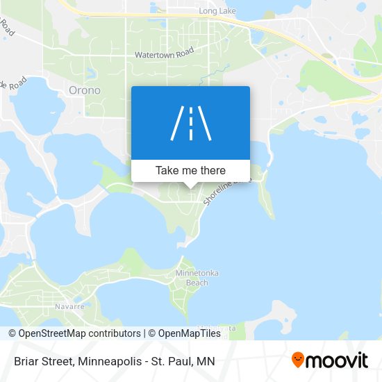 Briar Street map