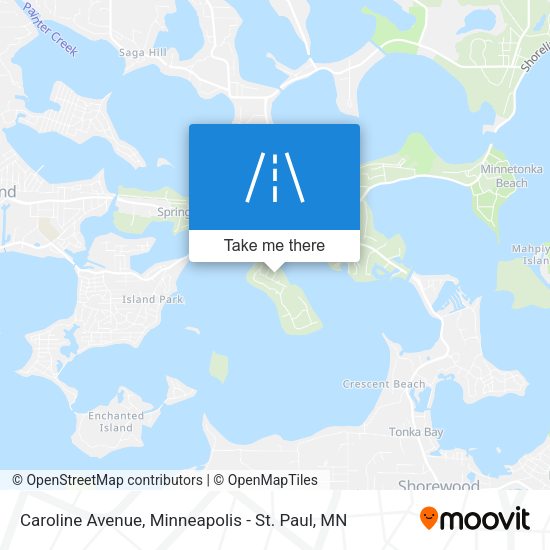 Mapa de Caroline Avenue