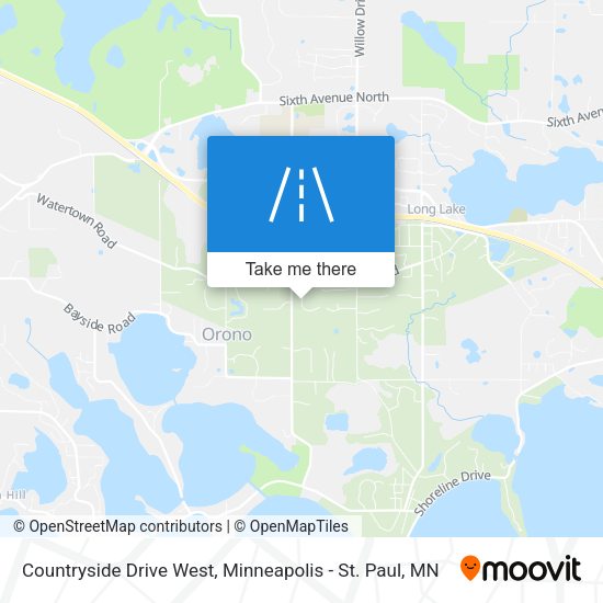 Mapa de Countryside Drive West