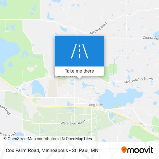 Cox Farm Road map