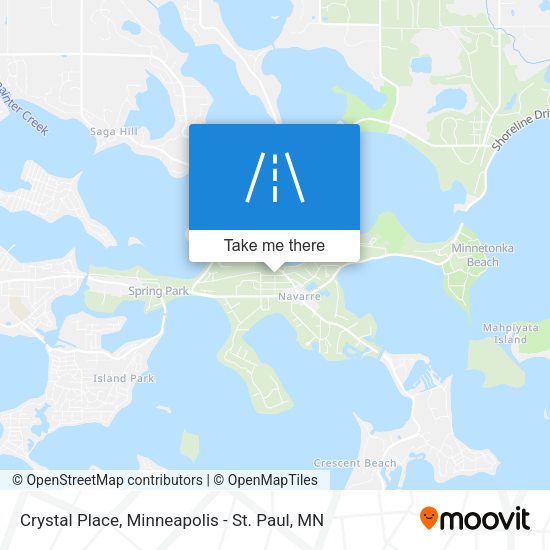 Crystal Place map