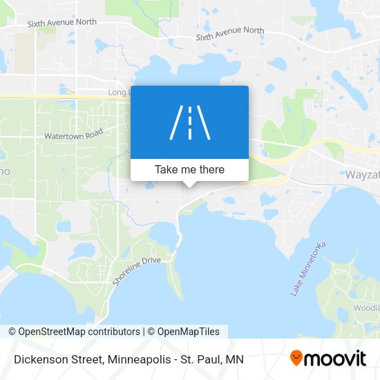 Mapa de Dickenson Street