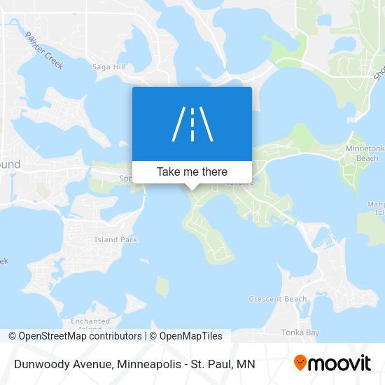 Dunwoody Avenue map