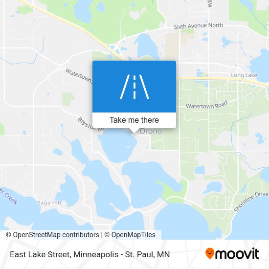 East Lake Street map