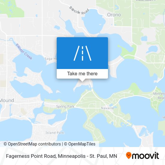 Mapa de Fagerness Point Road