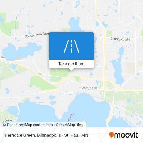 Mapa de Ferndale Green