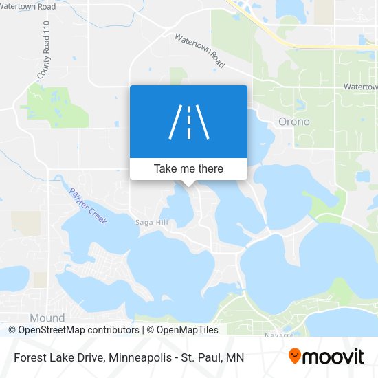 Forest Lake Drive map