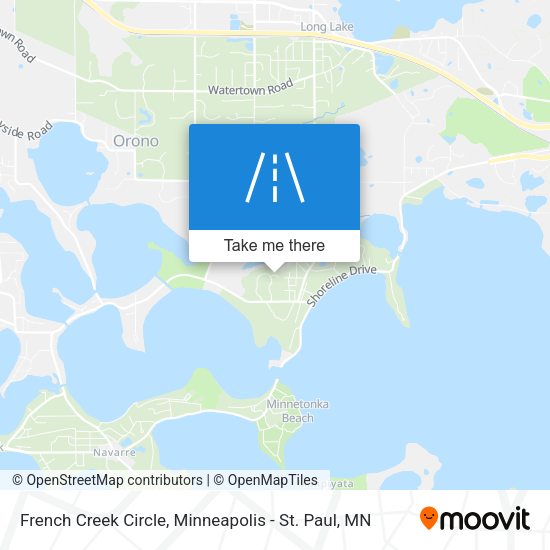 French Creek Circle map