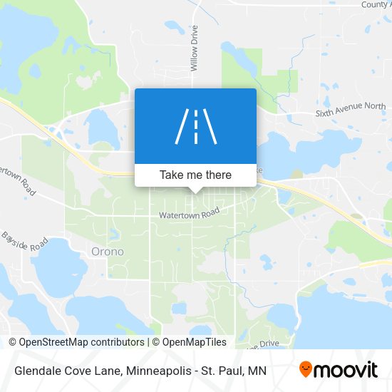 Mapa de Glendale Cove Lane