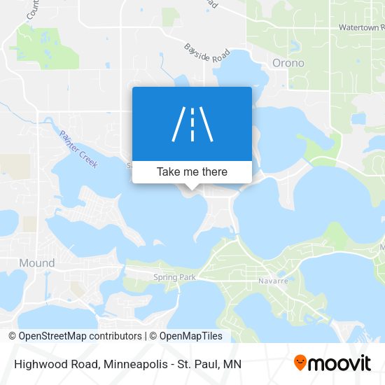 Highwood Road map