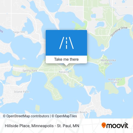 Mapa de Hillside Place