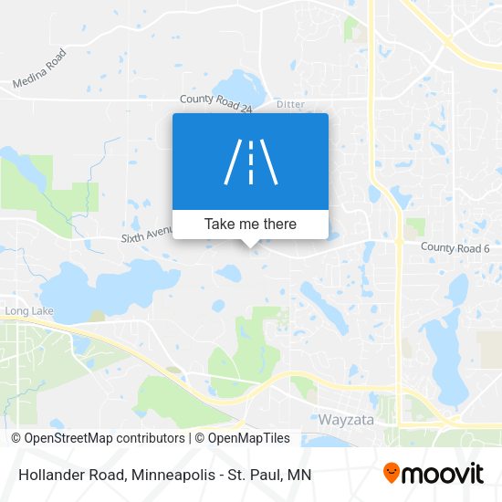 Hollander Road map