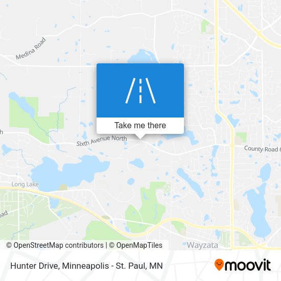 Mapa de Hunter Drive