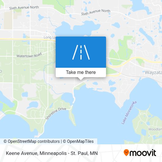 Mapa de Keene Avenue