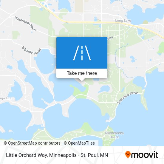 Little Orchard Way map