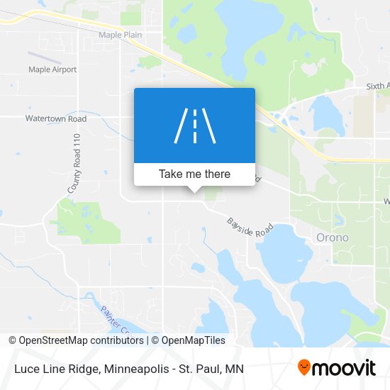 Luce Line Ridge map