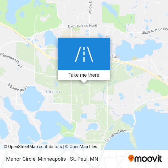 Manor Circle map