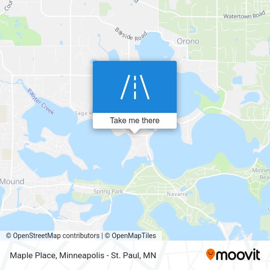 Maple Place map