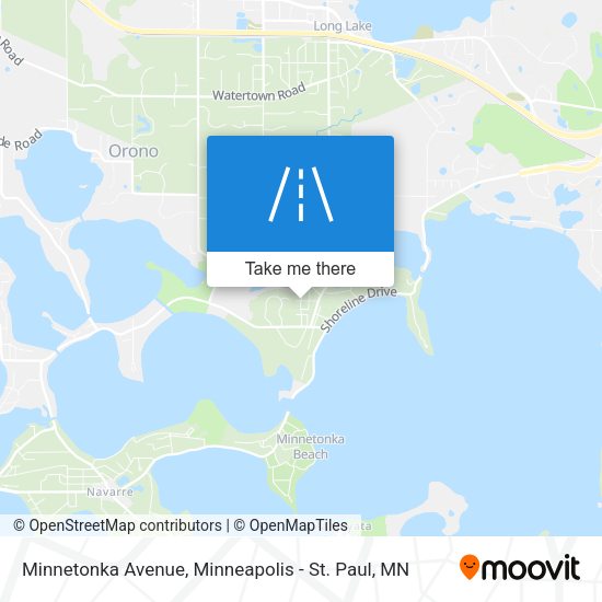 Minnetonka Avenue map