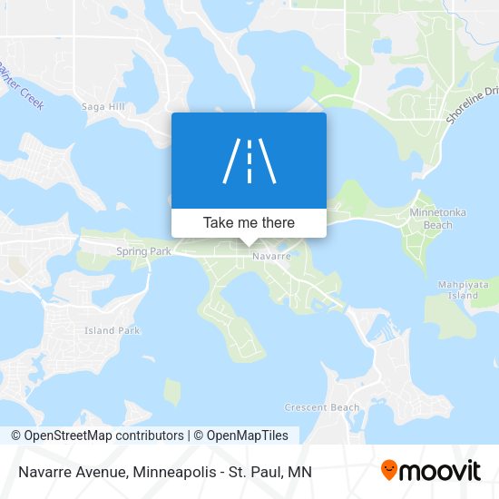 Navarre Avenue map