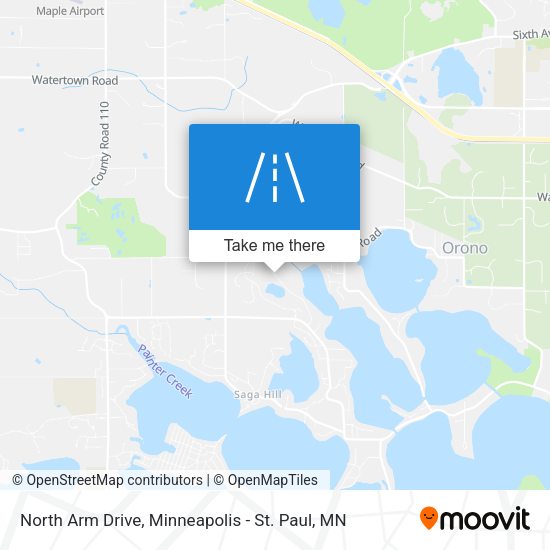 North Arm Drive map