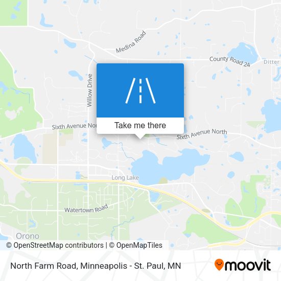 Mapa de North Farm Road