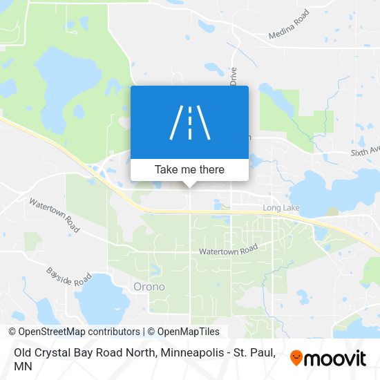 Old Crystal Bay Road North map