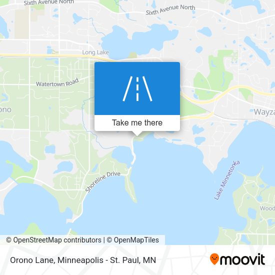 Orono Lane map