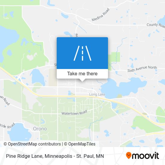Mapa de Pine Ridge Lane