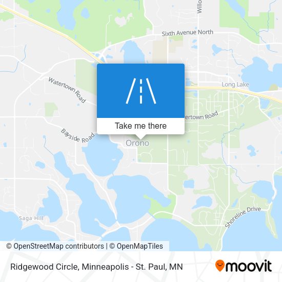 Ridgewood Circle map