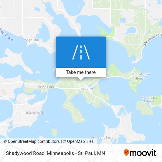 Mapa de Shadywood Road