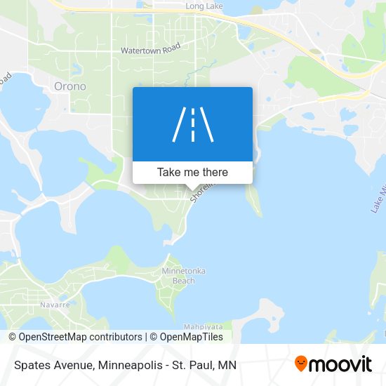 Spates Avenue map