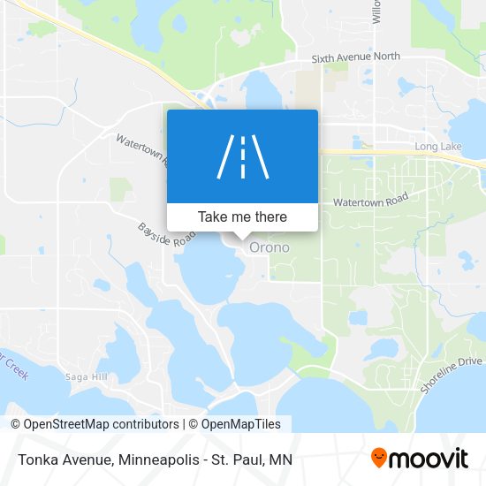 Tonka Avenue map
