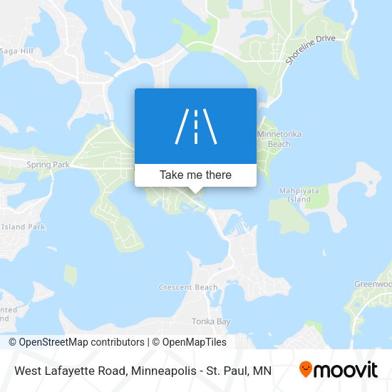 Mapa de West Lafayette Road