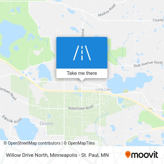 Willow Drive North map