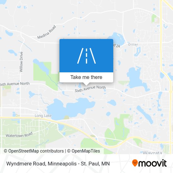 Mapa de Wyndmere Road