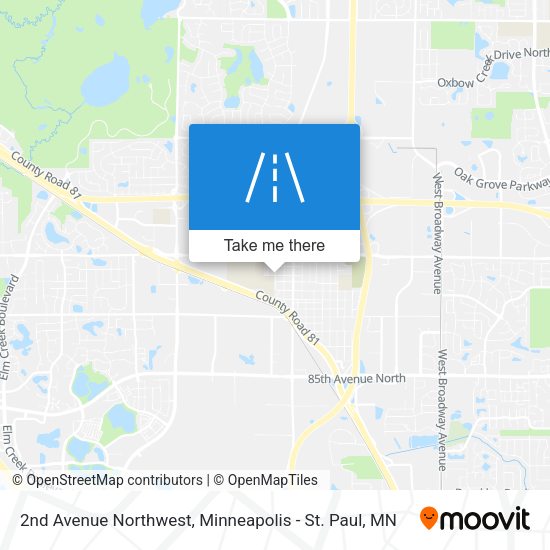 Mapa de 2nd Avenue Northwest