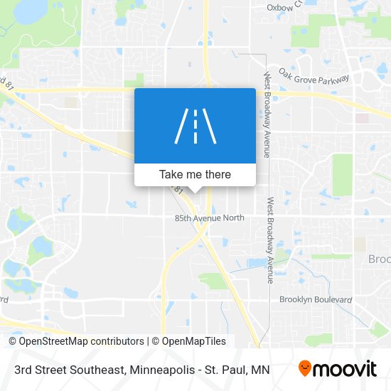 Mapa de 3rd Street Southeast