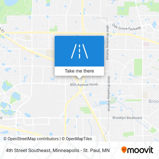 Mapa de 4th Street Southeast