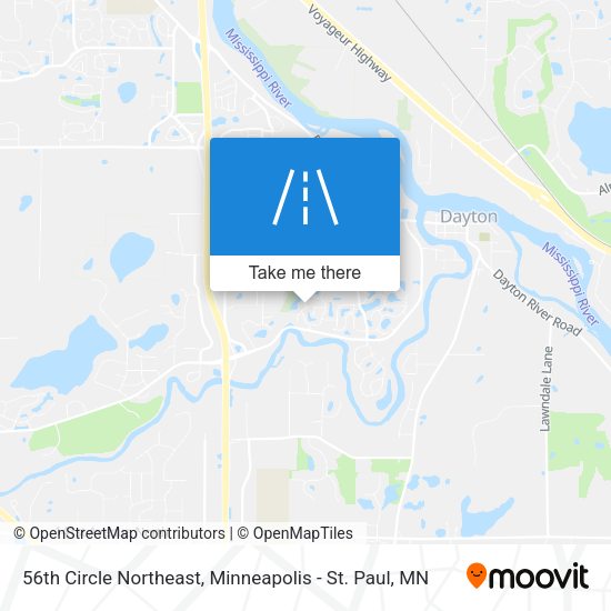 Mapa de 56th Circle Northeast
