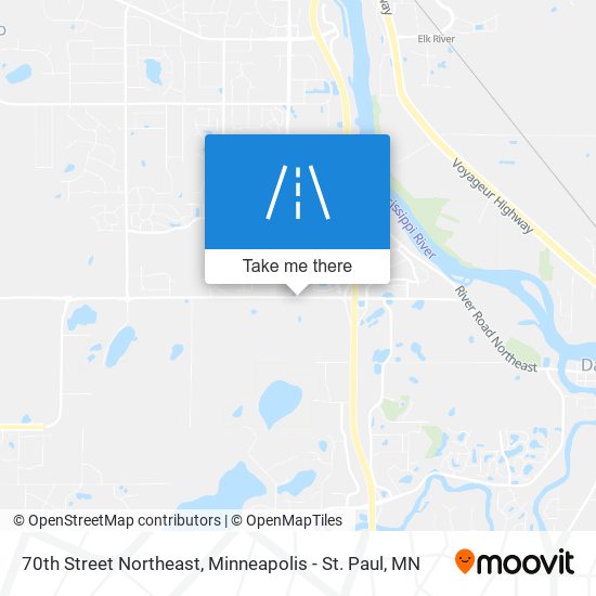 Mapa de 70th Street Northeast