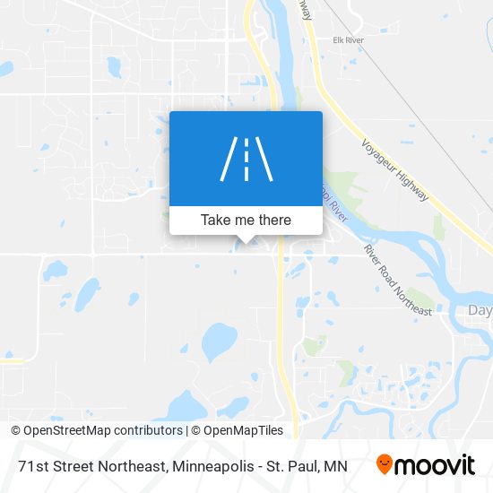Mapa de 71st Street Northeast