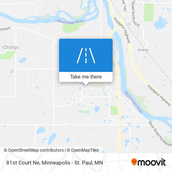 81st Court Ne map
