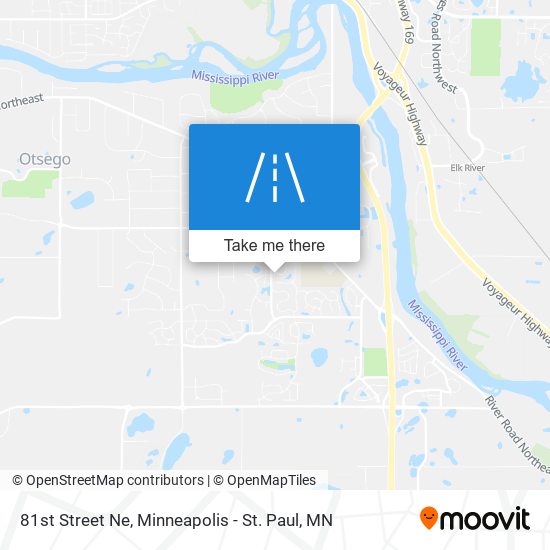 81st Street Ne map