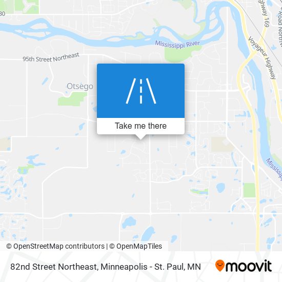 Mapa de 82nd Street Northeast